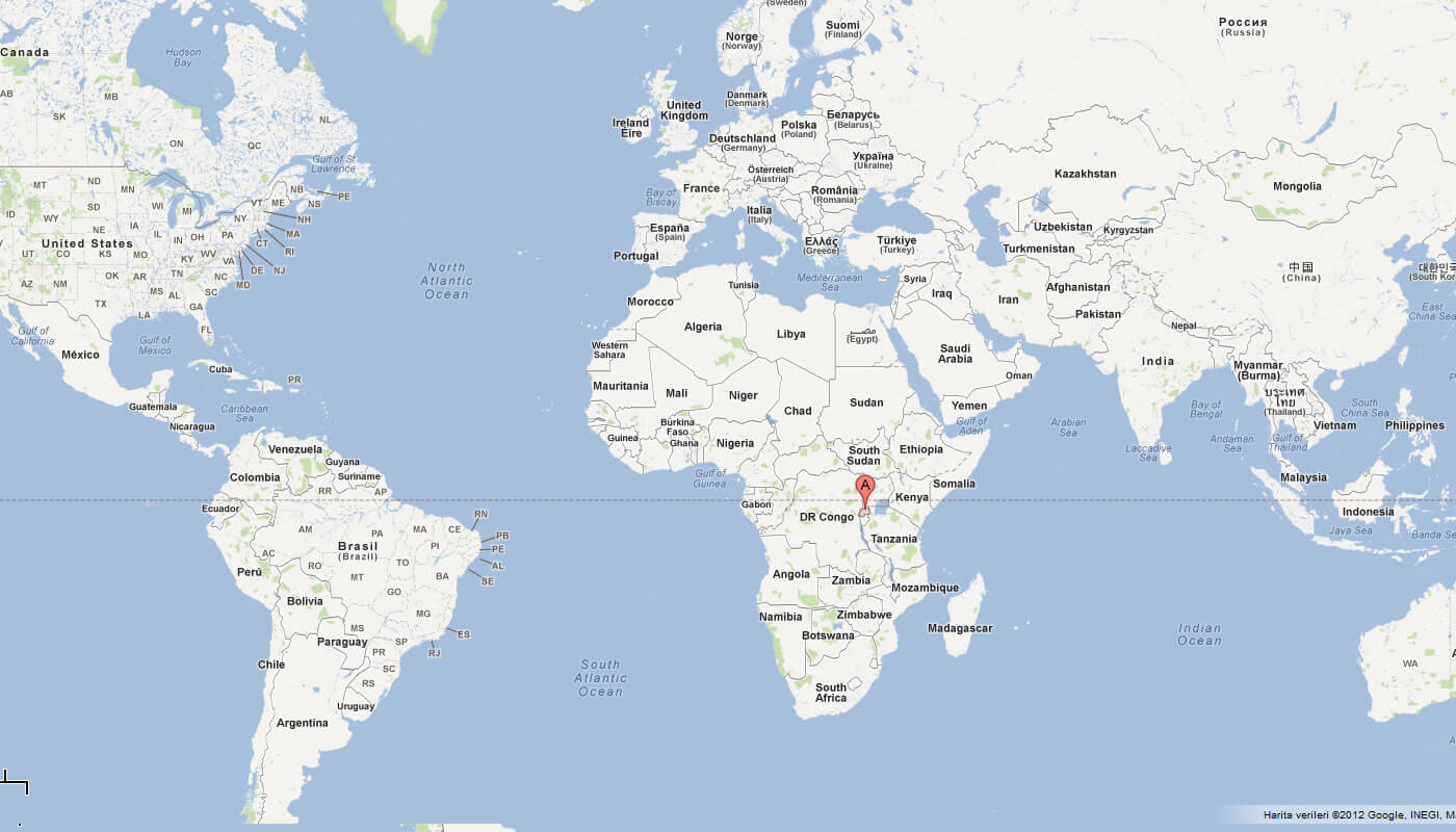 Where Is Rwanda Located On The World Map Rwanda Map